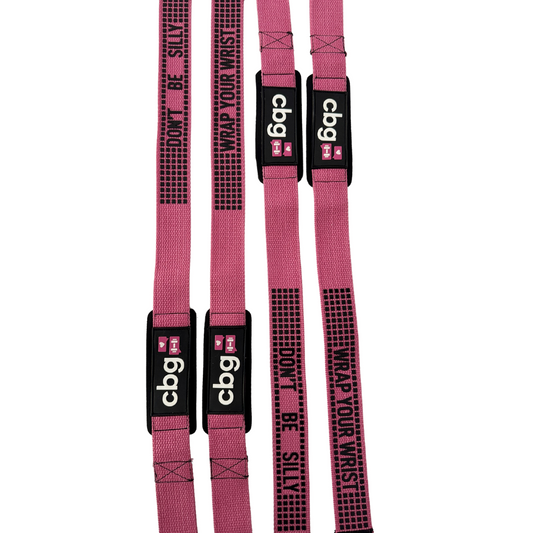 [New Season] Pink Lifting Wrist Straps